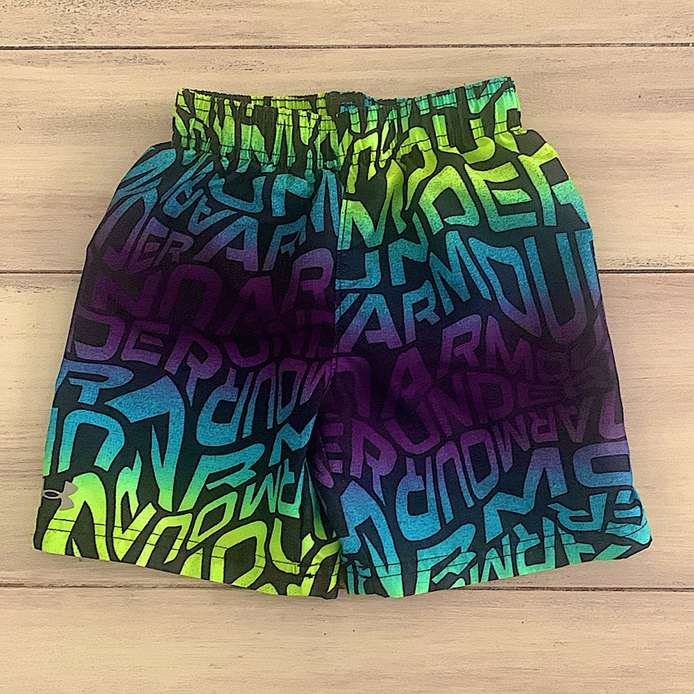 NEW! UA Under Armour Boys Swim Trunks Shorts 4T